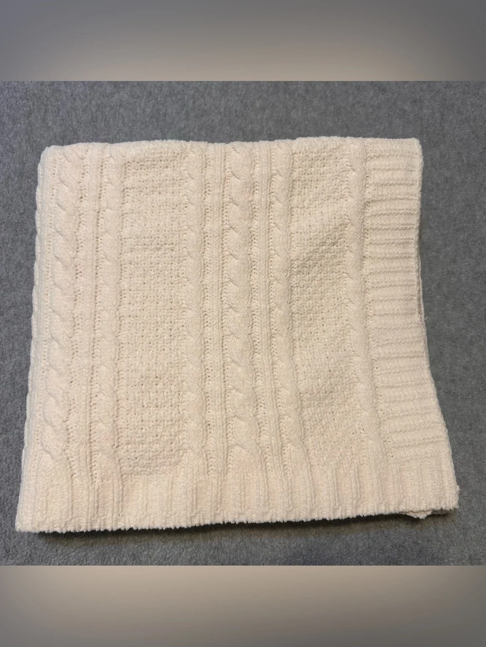Nordstrom Cable Knit Baby Blanket Ivory